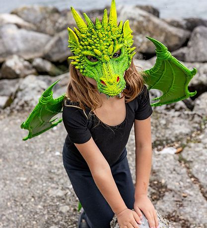 Great Pretenders Kostüm - Drachenmaske - Grün