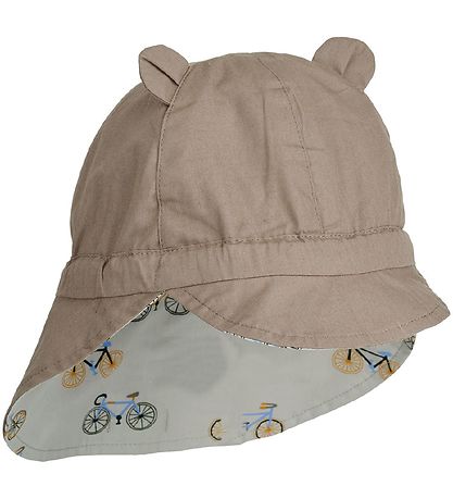 Liewood Sun Hat - Gorm Reversible - Bicycle/Cloud Blue