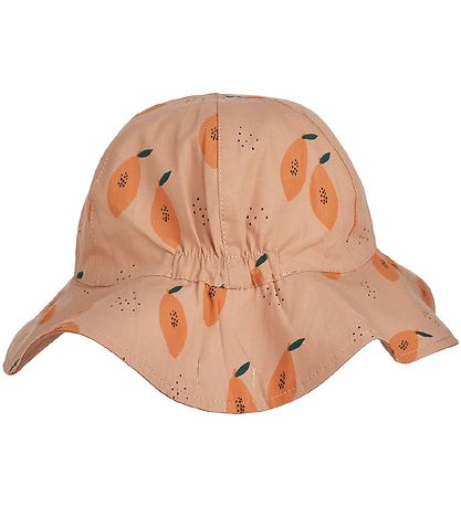 Liewood Sun Hat - Amelia Reversible - Papaya/Pale Tuscany