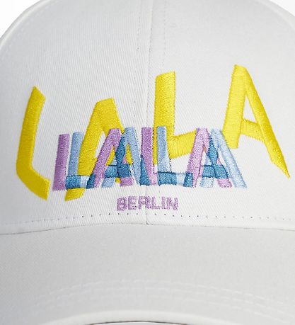 Lala Berlin Cap - Karlkyns - Egret M. Útsaumur