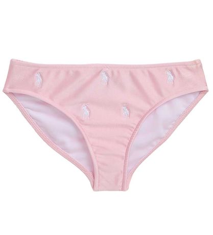 Polo Ralph Lauren Bikini - Klocka Hill - Rosa/Vit m. Logotyper