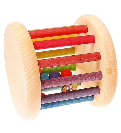 Grimms Wooden Toy - Rattle - Multicolour