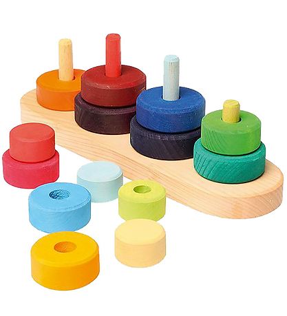 Grimms Träleksaker - Fabuto - 15 Delar - Flerfärgad