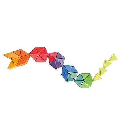 Jouet en bois Grimms - Octogone - 33 Parties - Multicolore