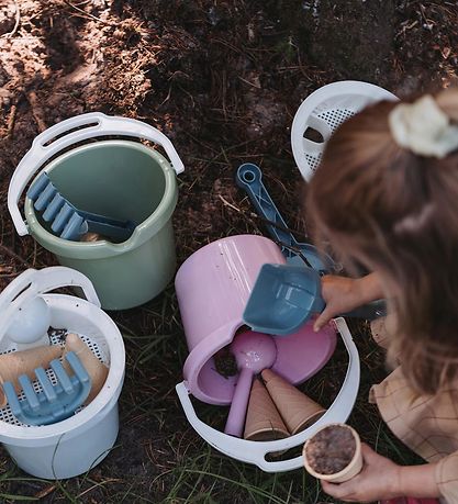 Dantoy Bucket Set - 8 Parts - Thorbjørn - Blue