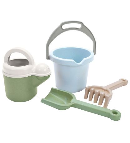 Dantoy BIO Plastic Fötusett - 4 Partar - Blár/Grænt