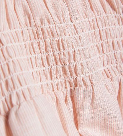 En Fant Kleid - Gestreift - Misty Rose