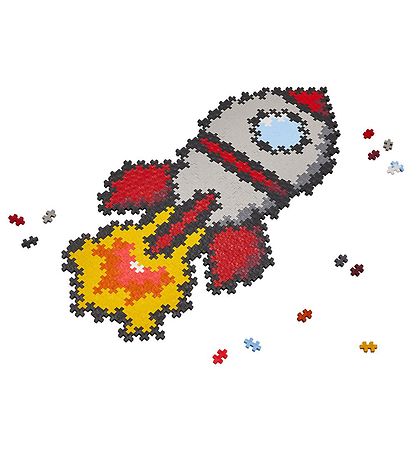 Plus-Plus Puzzle Town Number - 500 pcs - Rocket
