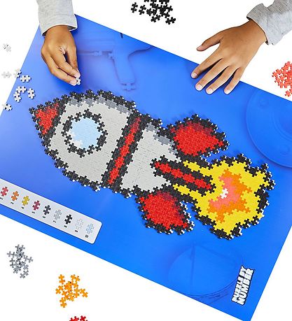 Plus-Plus Puzzle Town Number - 500 pcs - Rocket