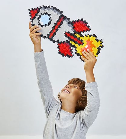 Plus-Plus Puzzle Town Number - 500 pcs - Rocket
