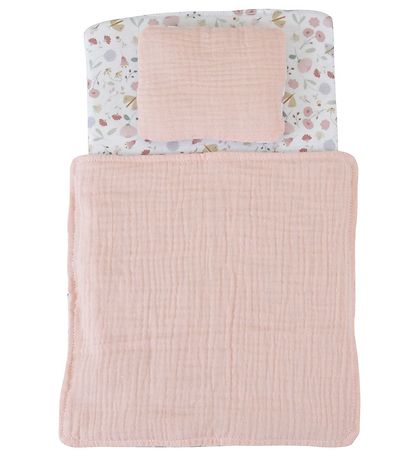 Little Dutch Dockvagn - Trä - Rosa