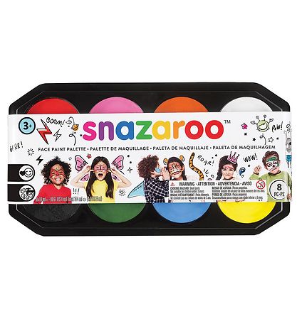 Snazaroo Ansiktsfärg - 8 Färger