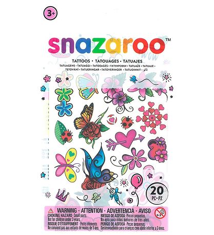 SNAZAROO Tatuoinnit - 20 kpl. - Kevät