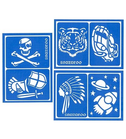 Snazaroo Makeup Color - Templates For Face Paint - 6 pcs