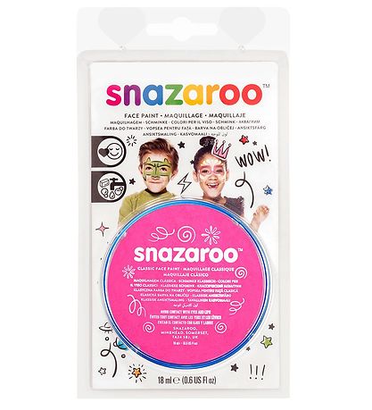 SNAZAROO Andlitsmálning - 18 ml - Björt Bleikt