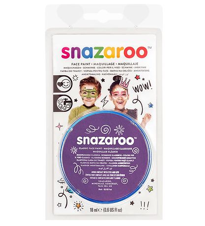 SNAZAROO Andlitsmálning - 18 ml - Purple
