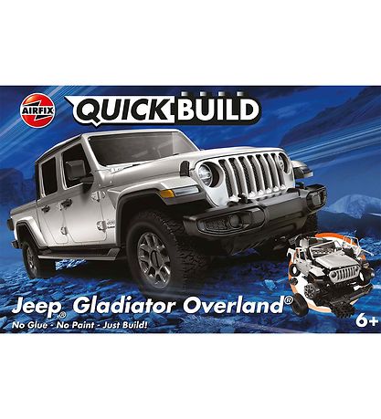 Airfix Set - QUICKBUILD - Jeep Gladiator Overland J6039 - 44 Tei