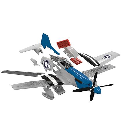 Airfix Sett - QUICKBUILD - D-Day P-51D Mustang J6046 - 38 Partar