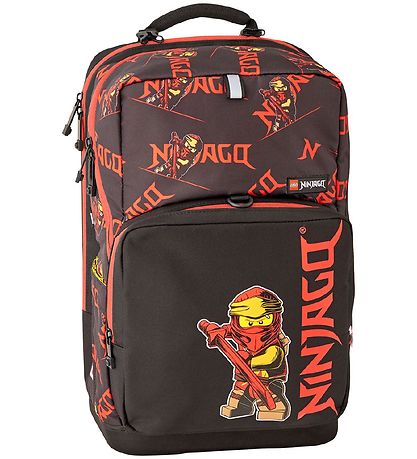 LEGO® Ninjago Skólatösku sett - Svart/Rautt