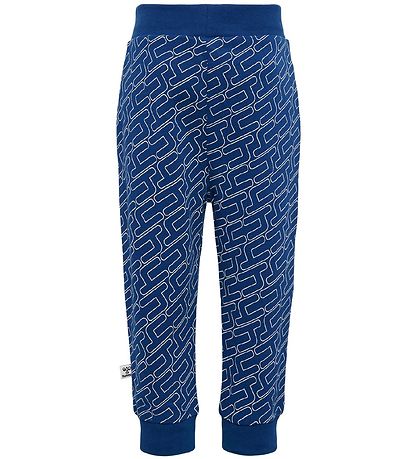 Hummel Joggingbuxur - hmlLogun - Dökkblátt Peony