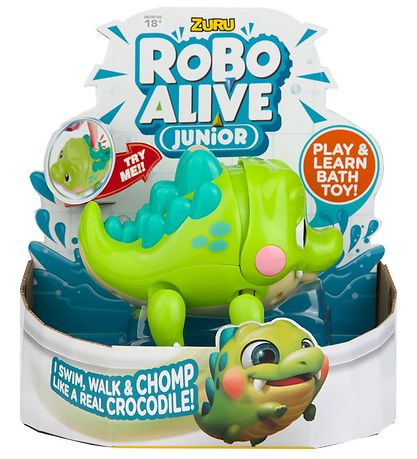 Robo Alive Baðleikföng - Junior - Krókódíll