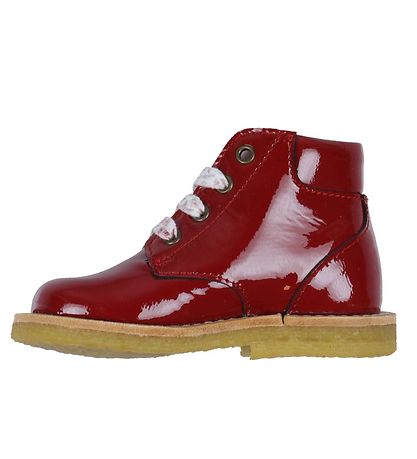 Wheat Boots - Raden Patent Lace - Red