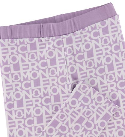 Moncler Leggings - Purple/White