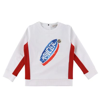 Moncler Sweatshirt - Weiß m. Print