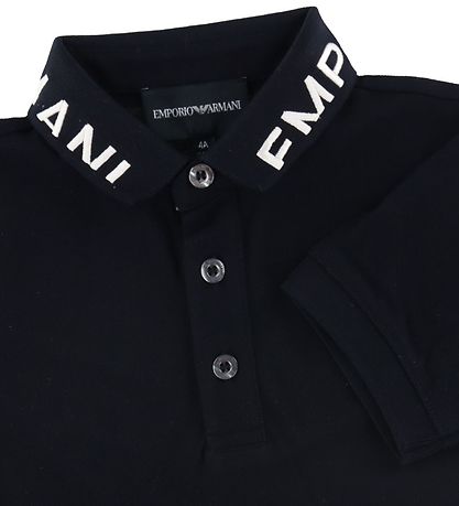 Emporio Armani Polo - Dökkblátt M. Hvítur