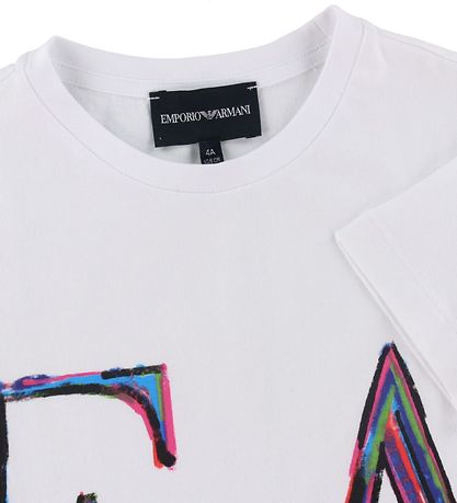 Emporio Armani Stuttermabolur - Hvítt