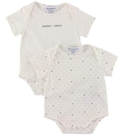 Emporio Armani Bodys k/ä - 2er-Pack - Aquilebianche