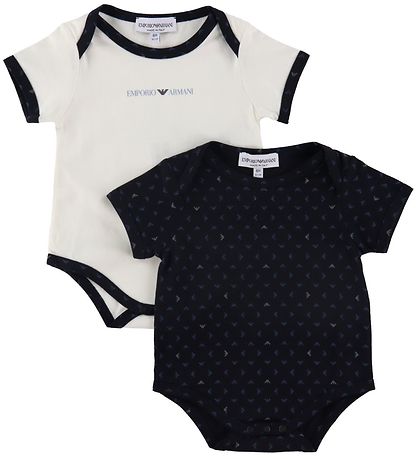 Emporio Armani Bodys k/ä - 2er-Pack - Aquile Blu