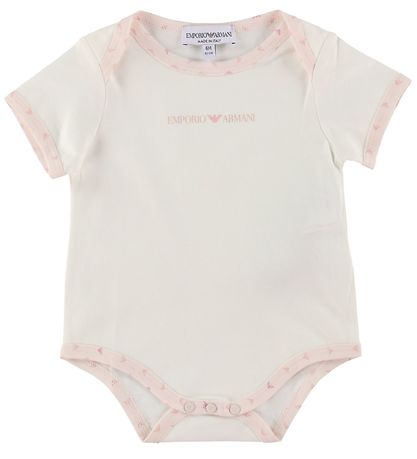 Emporio Armani Bodys k/ä - 2er-Pack - Adlerrosa/Weiß