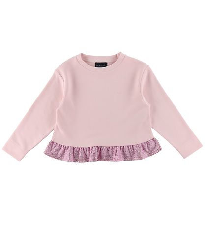 Emporio Armani Peysa - Fjólublátt Chiaro M. Rhinestone