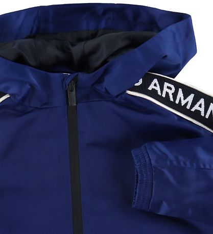 Emporio Armani Zomerjas - Blauw/Navy m. Logostreep