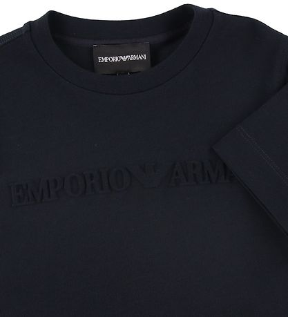 Emporio Armani Stuttermabolur - Dökkblátt