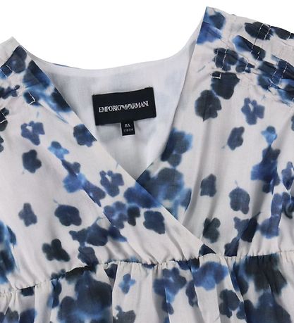Emporio Armani Top - Weiß/Blau geblümt