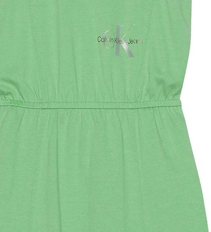 Calvin Klein Kleid - Monogramm verschoben Midi - Neptune Wave