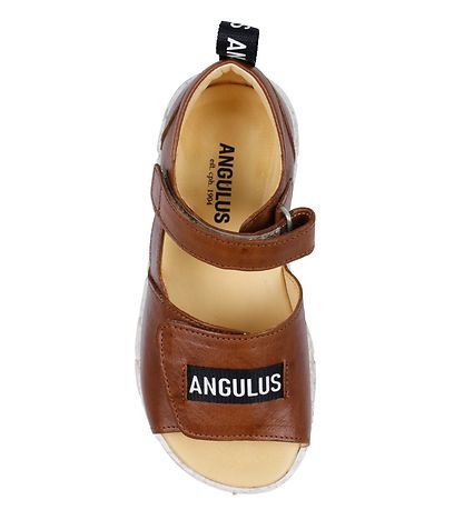 Angulus Sandal - Cognac m. Logotypband