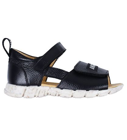 Angulus Sandal - Svart m. Logotypband