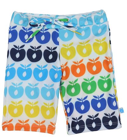 Smfolk Badehose m. Retro pfel - UV50+ - Blue Atoll