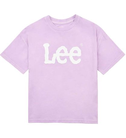 Lee Stuttermabolur - Oversized - Pastel Lilac