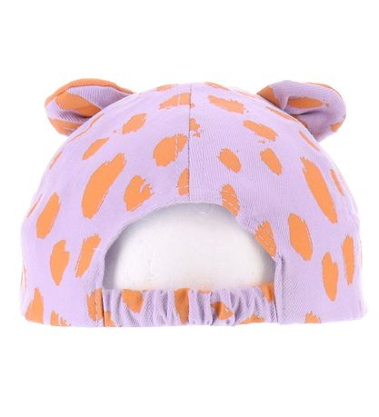 Stella McCartney Kids Keps - Lila/Orange Lepoardtryck