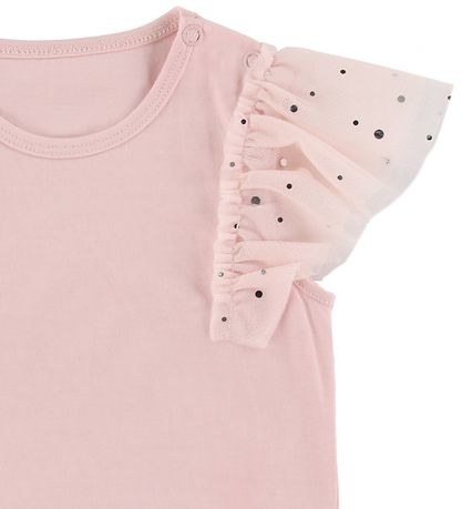 Stella McCartney Kids Samfella k/æ - Bleikt M. Silfur doppur/Tyl