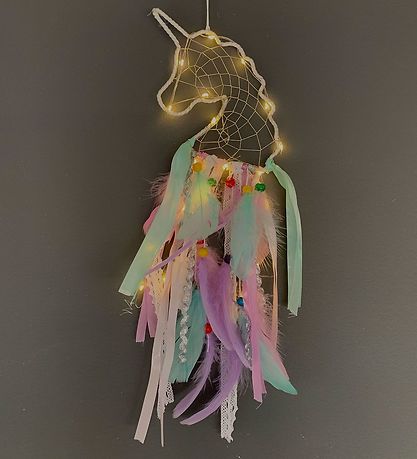 MillaVanilla Drömfångare - Hänge m. Unicorn/LED - Multi