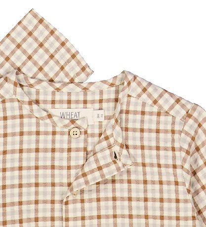 Wheat Shirt - Shelby - Golden Dove Check