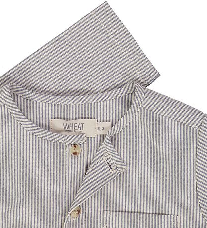 Wheat Shirt - Jamie - Classic+ Blue Stripe