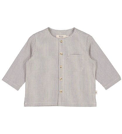 Wheat Shirt - Jamie - Classic+ Blue Stripe