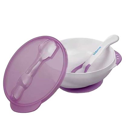 KidsMe Skál M. Skeið - Fjólublátt