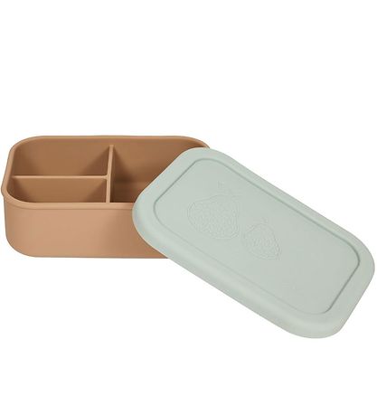 OYOY Lunchbox - Yummy+ - Small - Green/Camel
